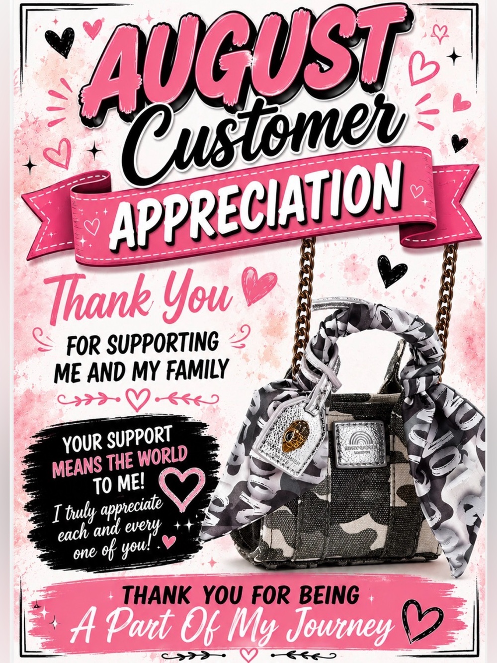 August Customer Appreciation Giveaway - Please Read The Description